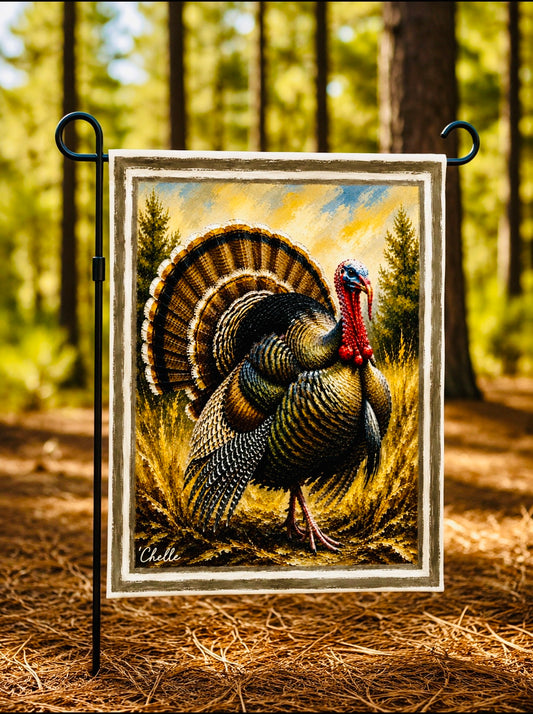 Garden Flag: Spring Turkey