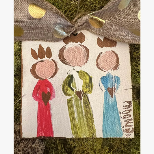 Christmas Ornament: Colorful Three Wisemen