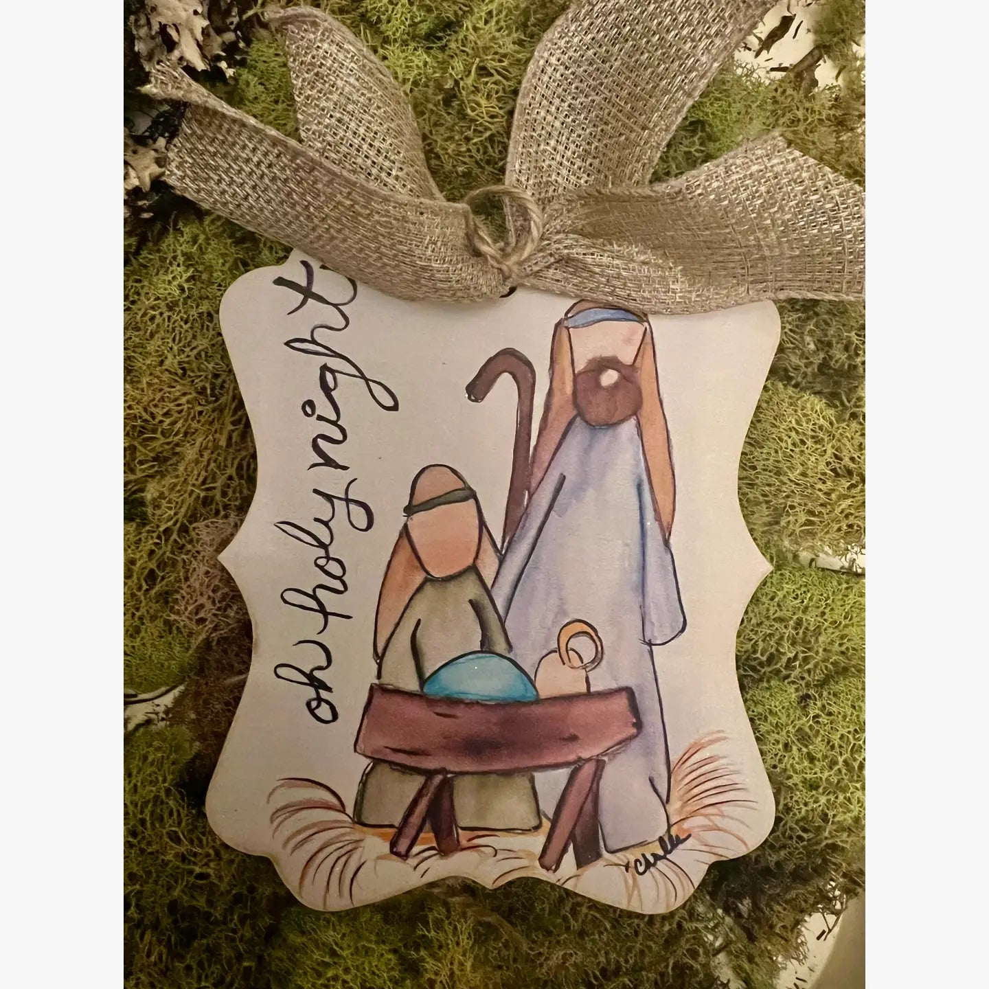 Christmas Ornament; Oh Holy Night