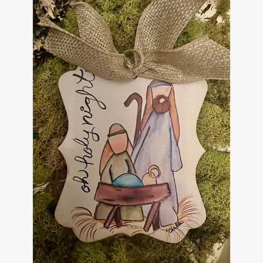 Christmas Ornament; Oh Holy Night