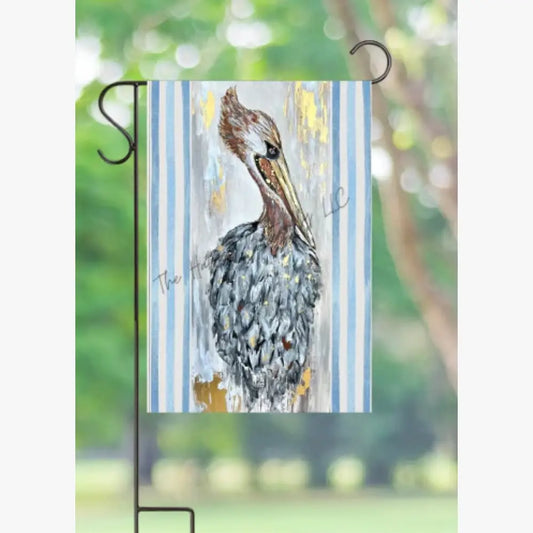Garden Flag: Coastal Rita the Pelican