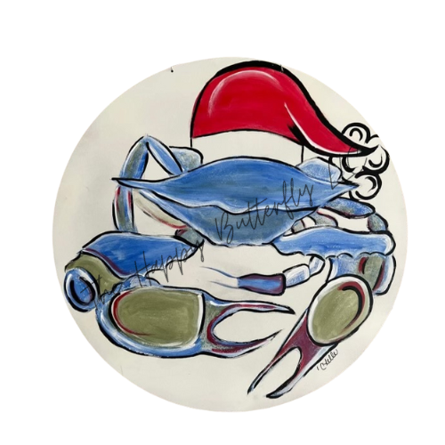 Santa Crab: Custom Christmas Ornament