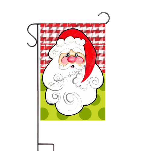 Santa: Custom Christmas Flag