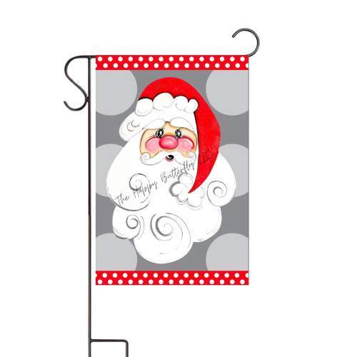 Santa: Custom Christmas Flag