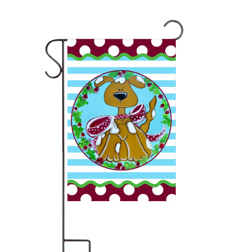 Puppy Dog: Custom Christmas Flag