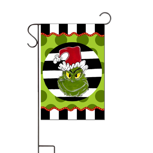 Christmas Grouch: Custom Christmas Flag