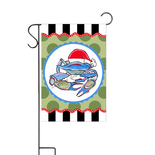 Santa Crab: Custom Christmas Flag