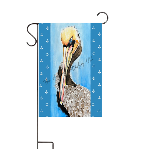 Pelican Petunia: Custom Design Flag