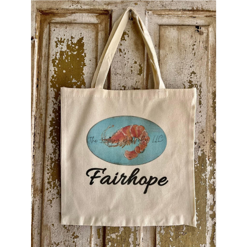 The Shrimpster: Custom Tote Bag- Small Size