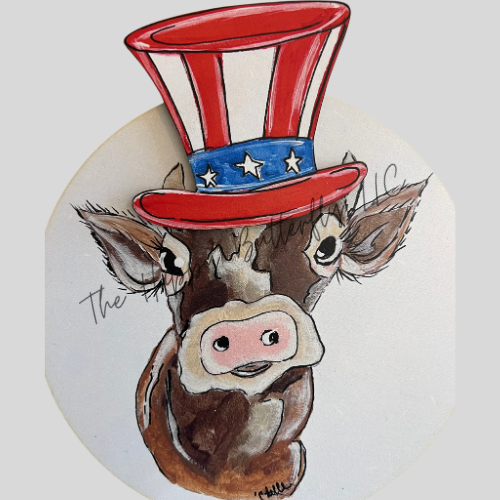 Stars and Stripes Spectacular: Buttercup's Patriotic Topper Hat