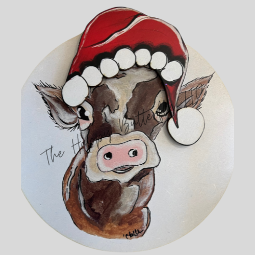 Jolly Holiday Cheer: Buttercup's Festive Santa Hat