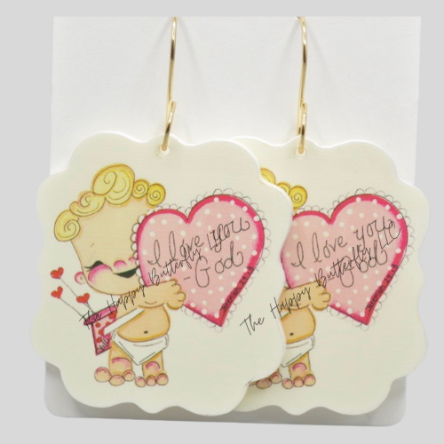Cupid Kane: Custom Valentine Earrings
