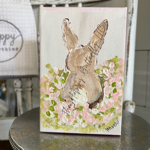 Spring Bunny: Custom Design/Canvas
