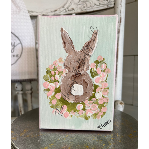 Spring Bunny: Custom Design/Canvas