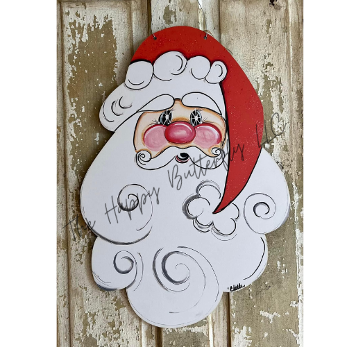 Our Favorite Santa: Custom Christmas Door Hanger