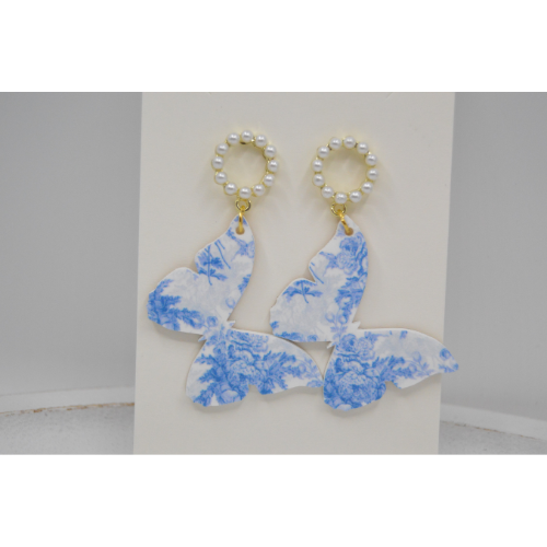 Chinoiserie Butterfly Earrings