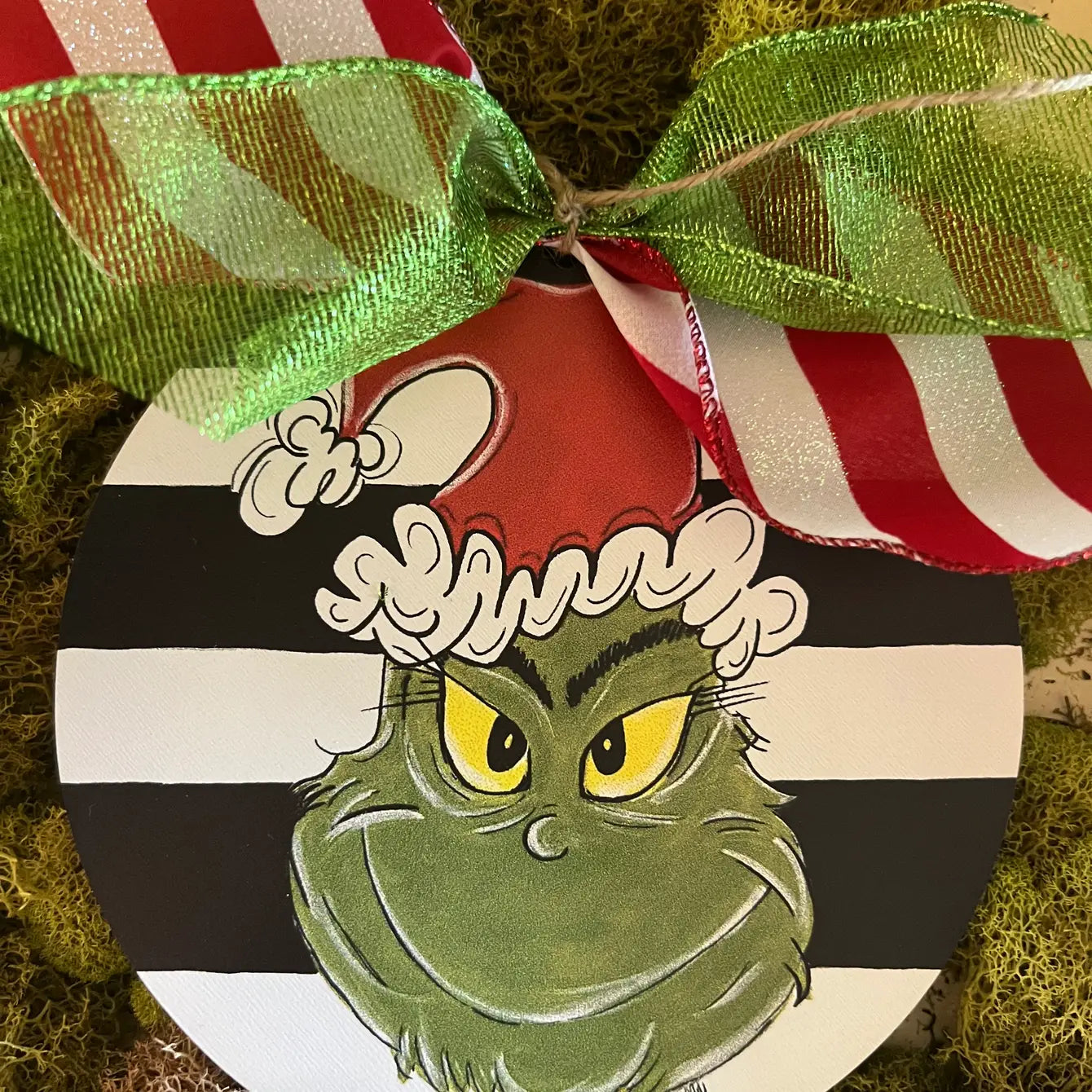 Christmas Ornament; Santa Grinch