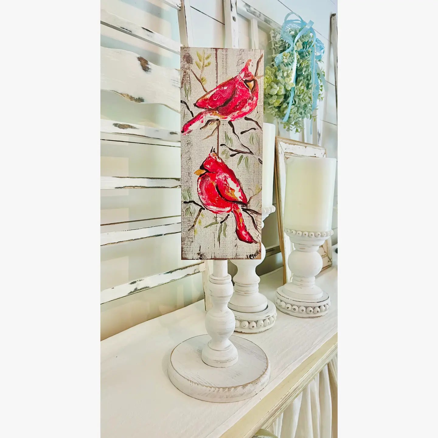 Seasonal & Everyday Toppers: Twin Cardinals