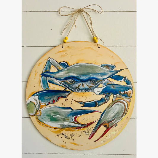 Door Hanger: Mustard Crab