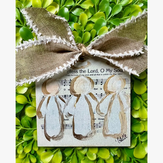 Christmas Ornament:  Bless the Lord My Soul 4"