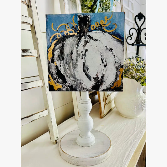 Seasonal & Everyday Toppers: White Pumpkin