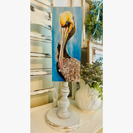 Seasonal & Everyday Toppers: Pelican in Blue