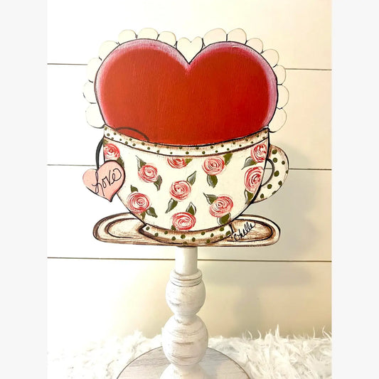 Seasonal & Everyday Toppers: Heart in a Teacup