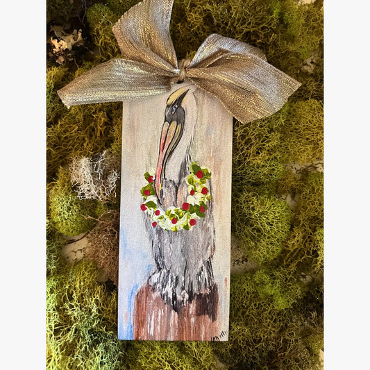 Christmas Ornament: Black Headed Pelican