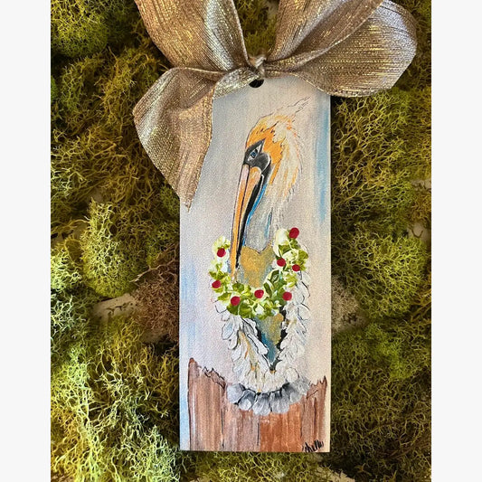 Christmas Ornament; Yellow Headed Pelican