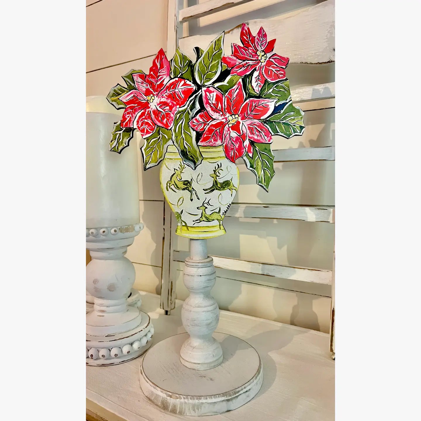 Seasonal & Everyday Toppers: Poinsettias & Deer