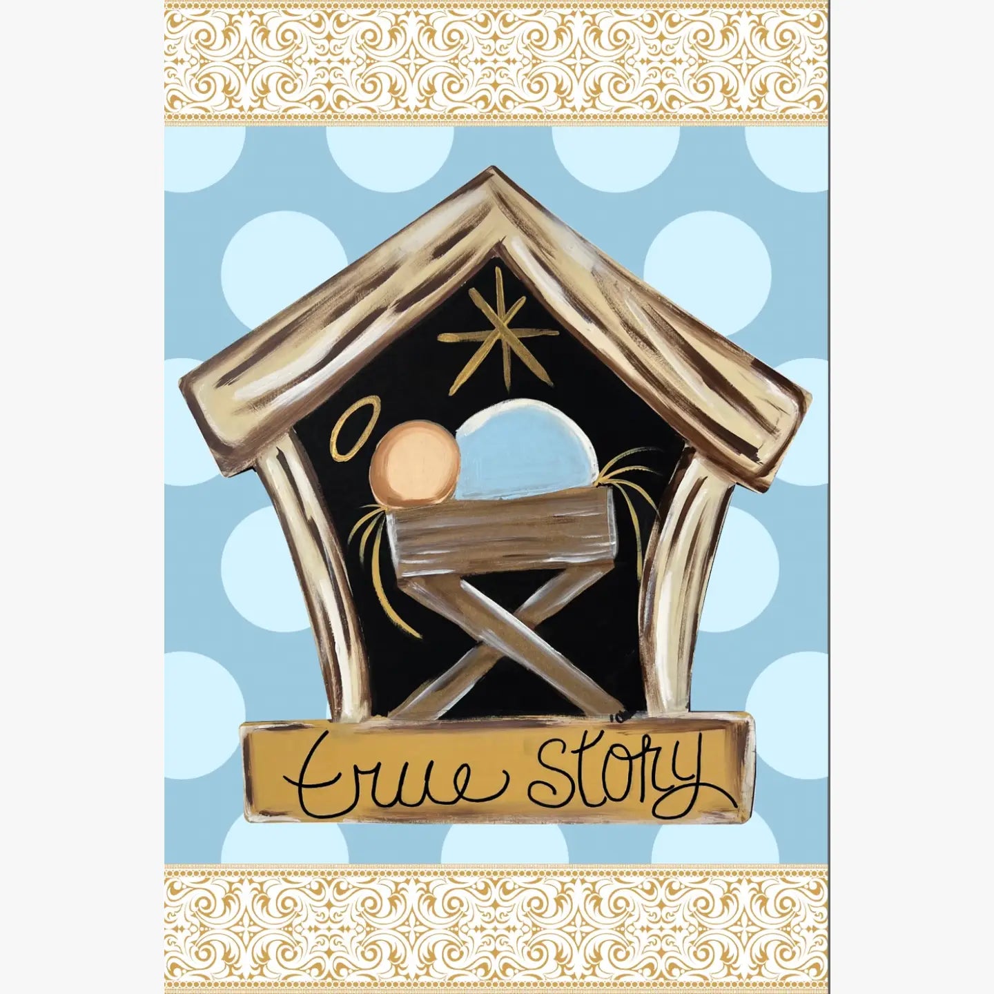 Garden Flag; Christmas, True Story