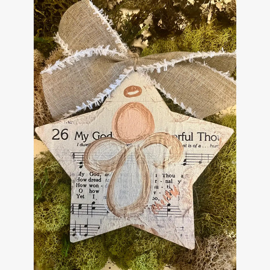 Christmas Ornament: Star Angel