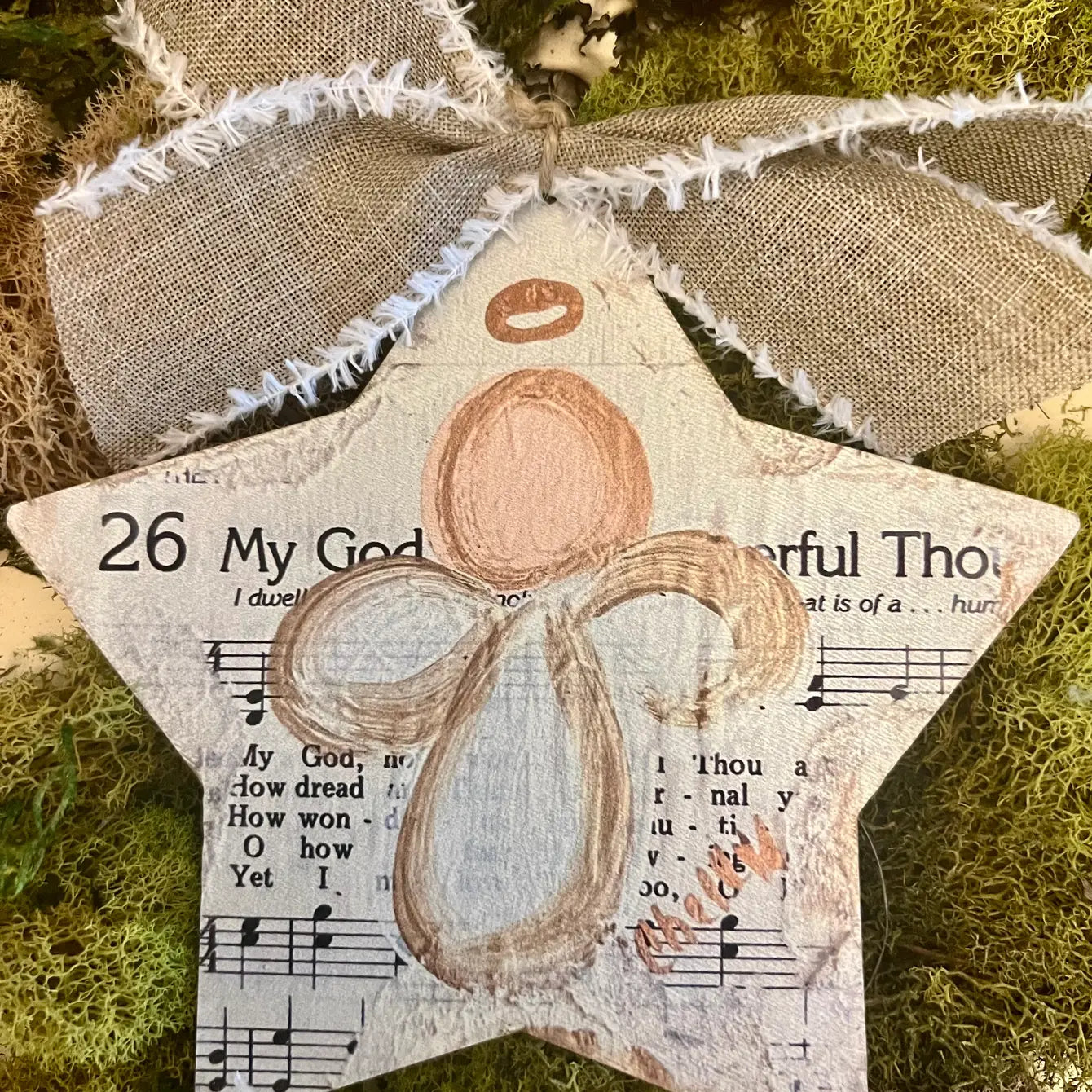 Christmas Ornament: Star Angel