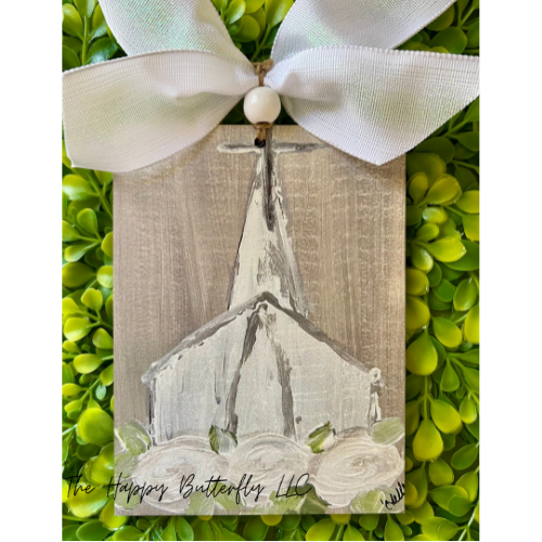 Church: Custom Christmas Ornament/Tag