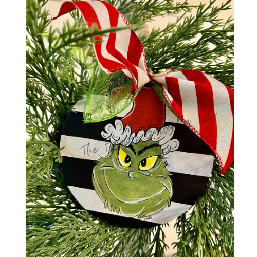 Christmas Grouch: Custom Christmas Ornament