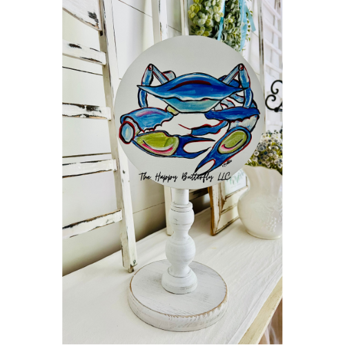 Coastal Blue Crab and The Hat Pack | Custom Interchangeable Topper