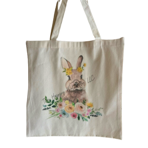 Bunny Easter Tote: Small Size