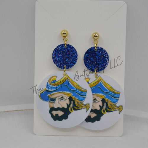 Pirate: Custom Earrings