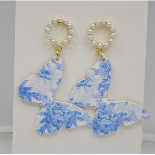 Chinoiserie Butterfly Earrings