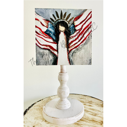 Ms. Dale, Our Patriotic Angel: Custom Topper