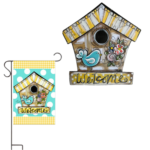 Bluebell the Bluebird: Custom Door Hanger