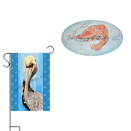 The Shrimpster: Custom Door Hanger