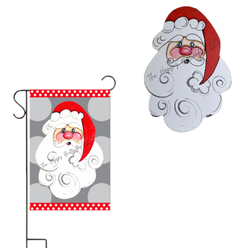 Our Favorite Santa: Custom Christmas Door Hanger