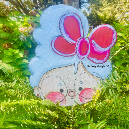 Mrs.Claus | Custom Garden Stake