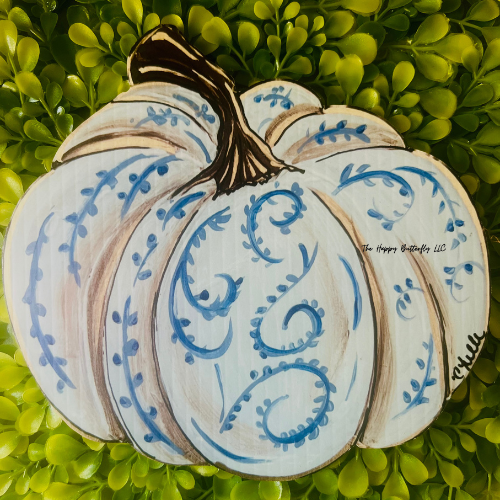 Pumkin |Custom Interchangeable Wreath Attachment