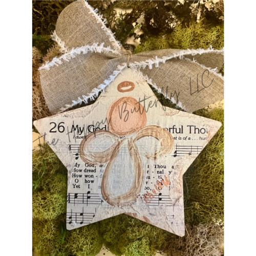 Heavenly Notes: Custom Christmas Ornament/Tag