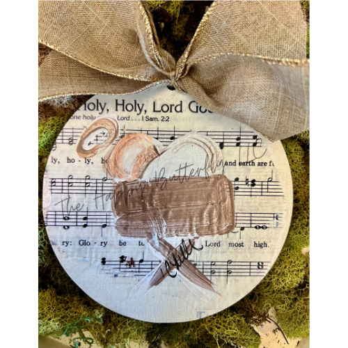 Holy, Holy: Custom Christmas Ornament/Tag