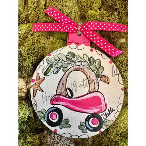 Jay Ride: Custom Christmas Ornament/Tag