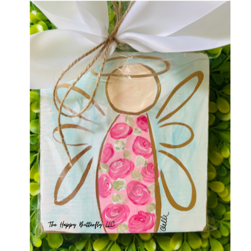 Angel Blue Background