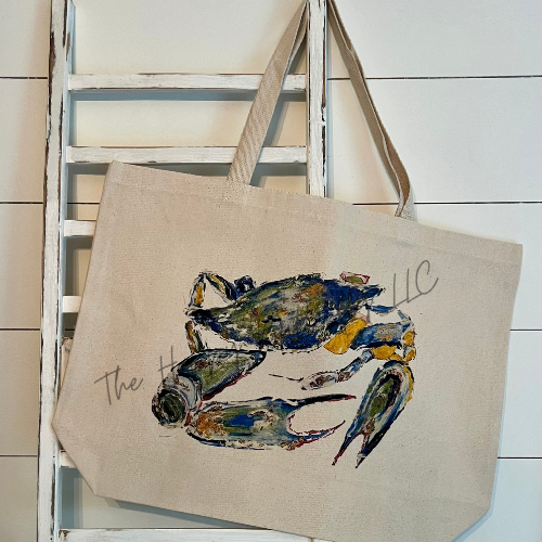 Blue Crab: Custom Tote Bag